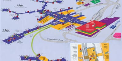 Žemėlapis "McCarran" oro uostas