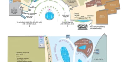 Las Vegase aria žemėlapyje