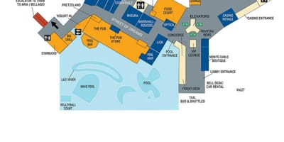 Žemėlapis Monte Carlo Las Vegasas